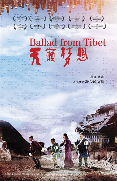 Ballade von Tibet : Kinoposter