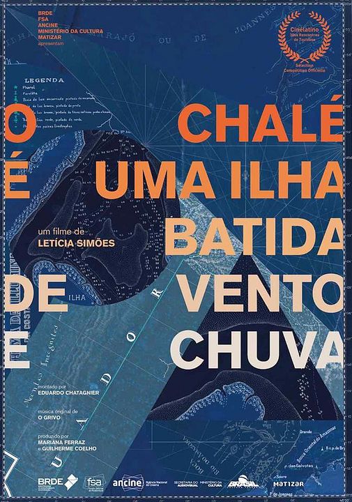 O Chalé é uma Ilha Batida de Vento e Chuva : Kinoposter