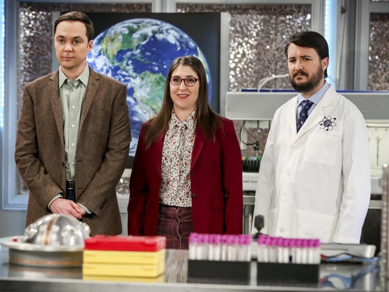 The Big Bang Theory : Bild Mayim Bialik, Wil Wheaton, Jim Parsons