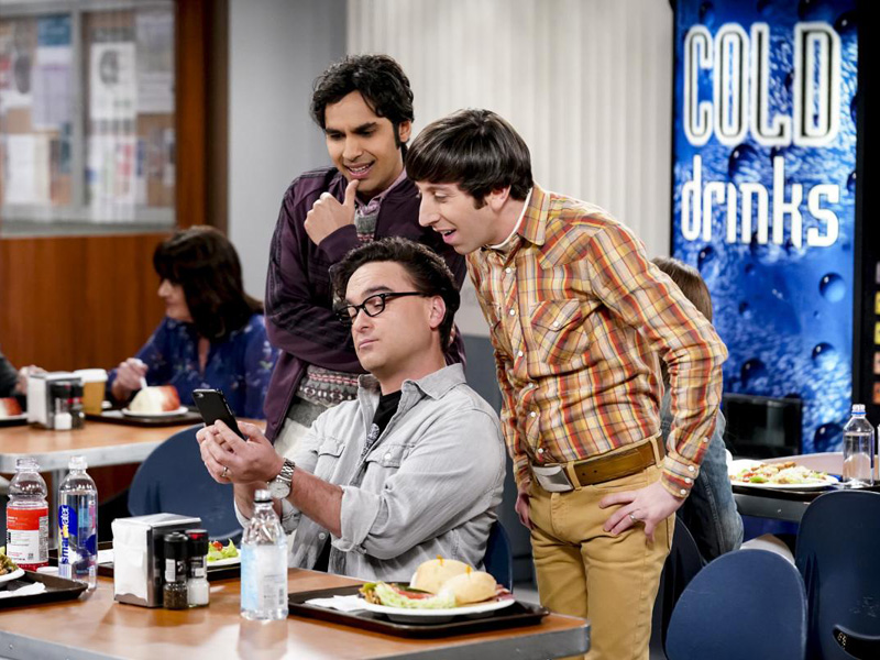 The Big Bang Theory : Bild Simon Helberg, Kunal Nayyar, Johnny Galecki