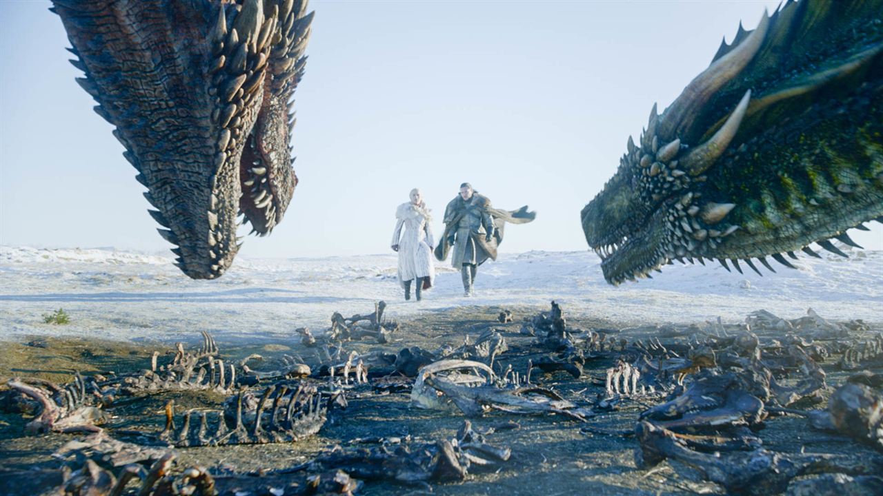 Game Of Thrones : Bild Kit Harington, Emilia Clarke