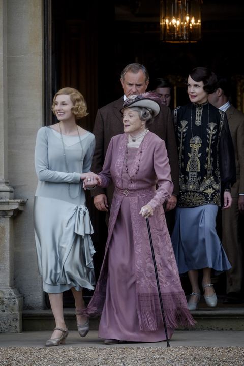 Downton Abbey : Bild Elizabeth McGovern, Hugh Bonneville, Laura Carmichael, Maggie Smith, Allen Leech