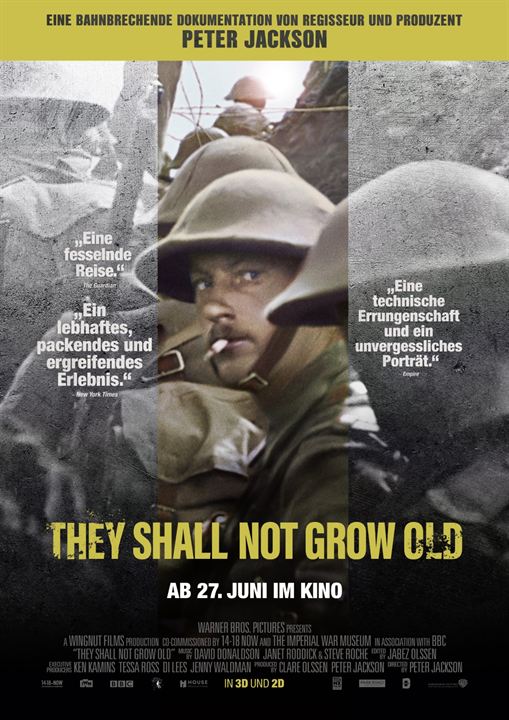 They Shall Not Grow Old : Kinoposter