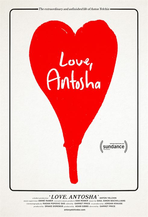 Love, Antosha : Kinoposter