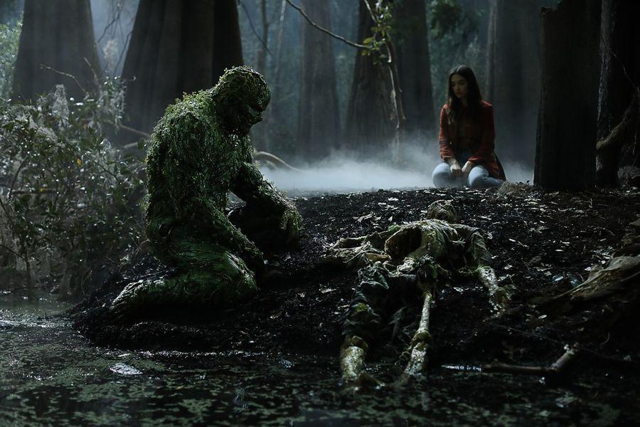 Swamp Thing : Bild Derek Mears, Crystal Reed