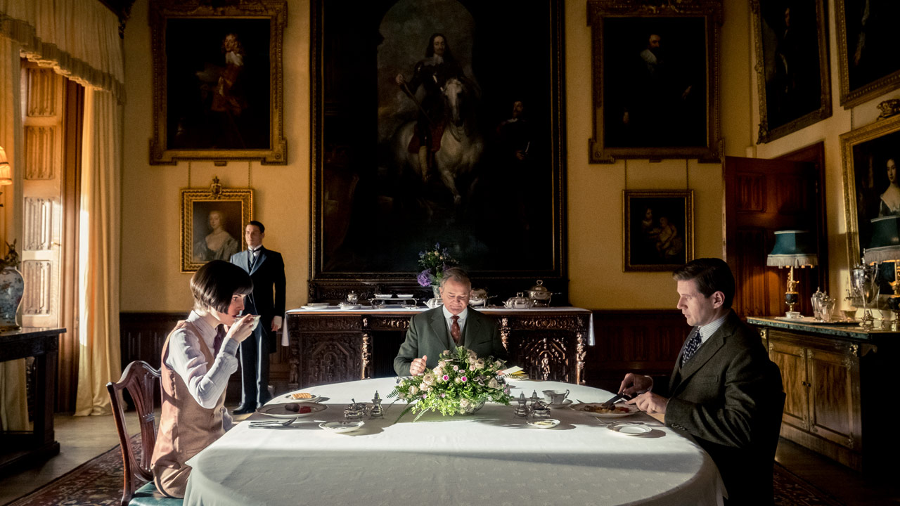 Downton Abbey : Bild Michelle Dockery, Hugh Bonneville, Allen Leech
