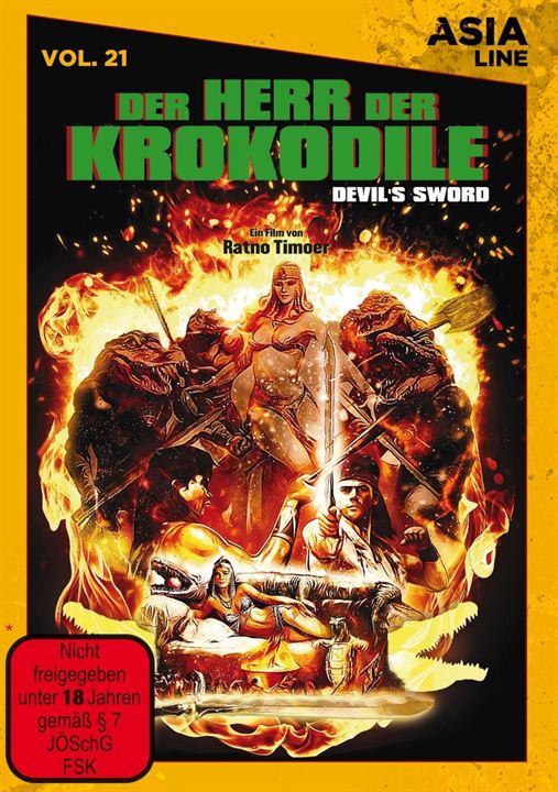 Der Herr der Krokodile – Devils Sword : Kinoposter
