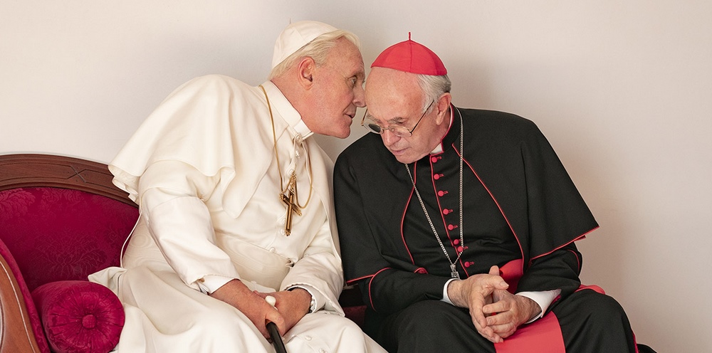 Die zwei Päpste : Bild Jonathan Pryce, Anthony Hopkins