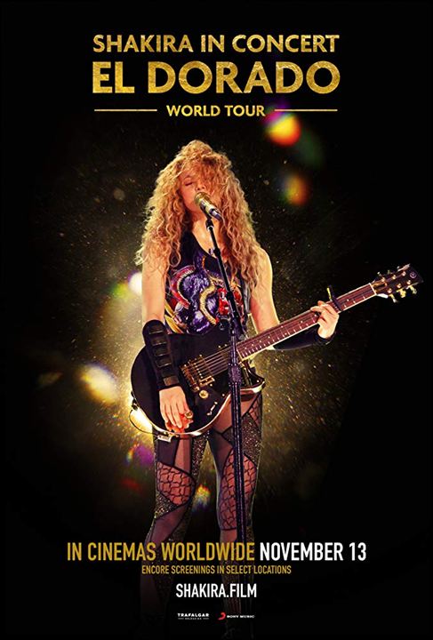 Shakira In Concert: El Dorado World Tour : Kinoposter