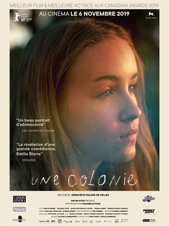 Une Colonie : Kinoposter