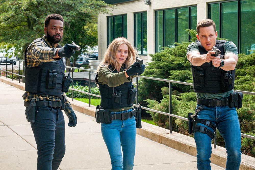 Chicago PD : Bild Jesse Lee Soffer, LaRoyce Hawkins, Tracy Spiridakos