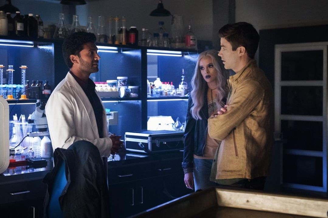 The Flash : Bild Sendhil Ramamurthy, Grant Gustin, Danielle Panabaker