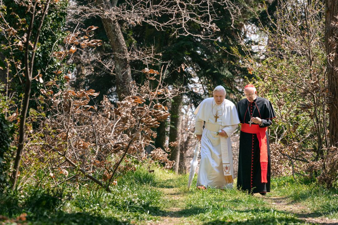 Die zwei Päpste : Bild Anthony Hopkins, Jonathan Pryce