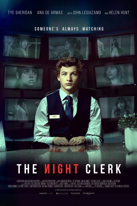 The Night Clerk - Ich kann dich sehen : Kinoposter