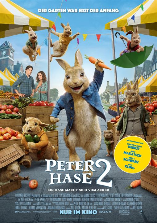 Peter Hase 2 - Ein Hase macht sich vom Acker : Kinoposter