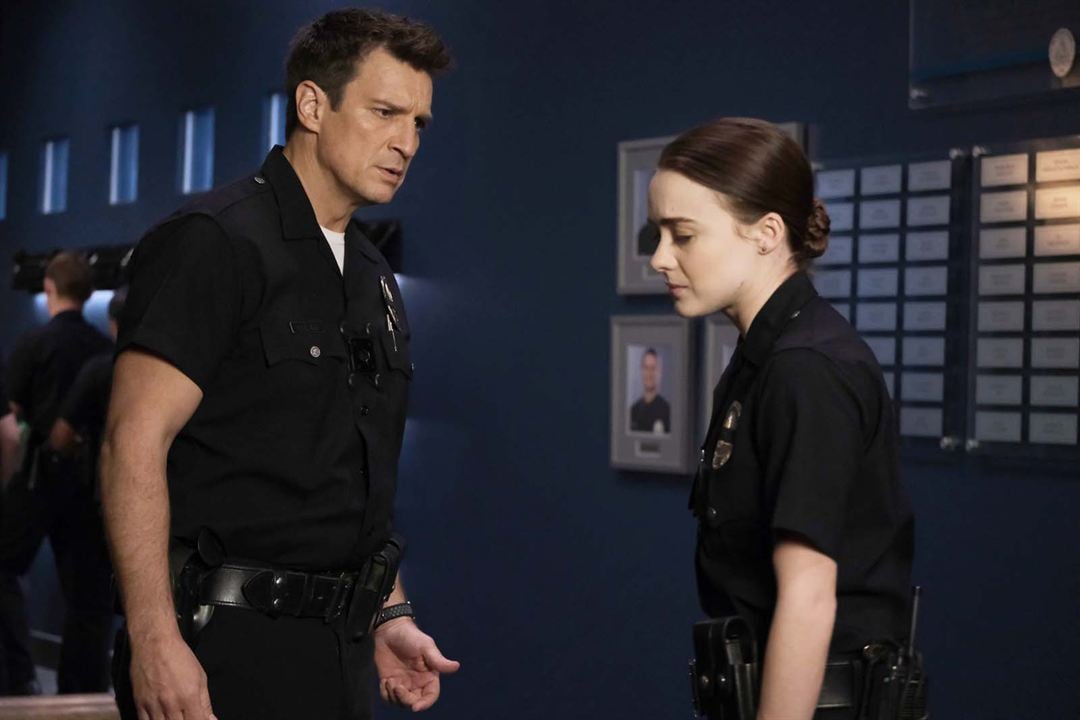 The Rookie : Bild Hannah Kasulka, Nathan Fillion