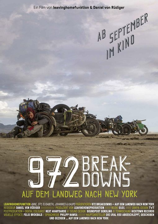 972 Breakdowns - Auf dem Landweg nach New York : Kinoposter