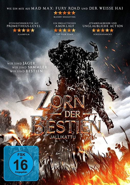 Zorn der Bestien - Jallikattu : Kinoposter