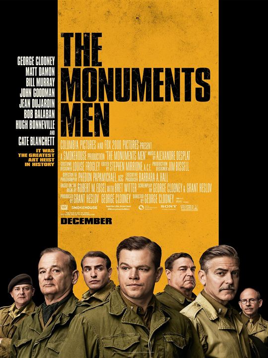 Monuments Men - Ungewöhnliche Helden : Kinoposter