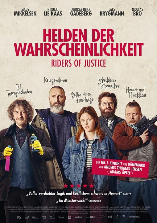 Helden der Wahrscheinlichkeit - Riders Of Justice : Kinoposter