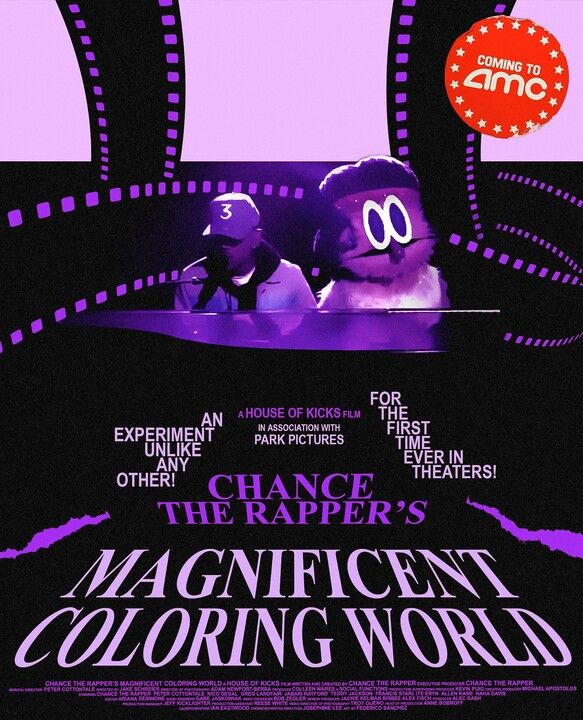 Chance The Rapper's Magnificent Coloring World : Kinoposter