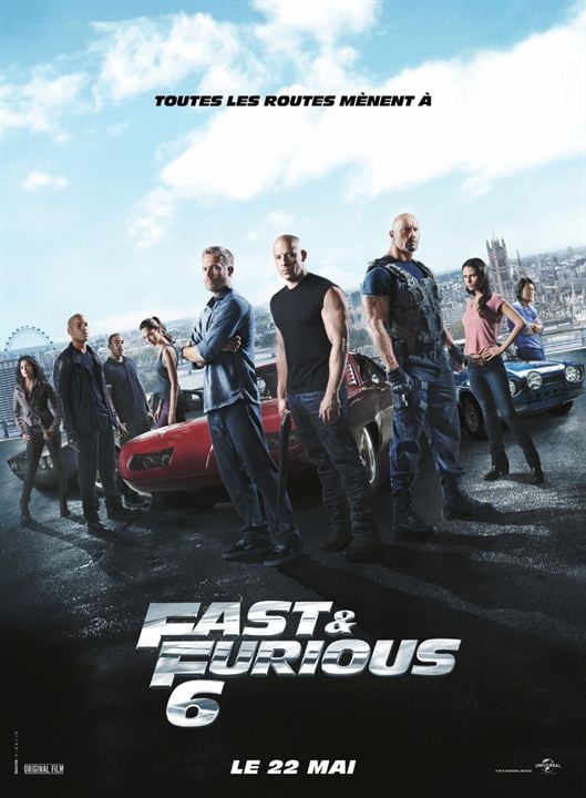 Fast & Furious 6 : Kinoposter