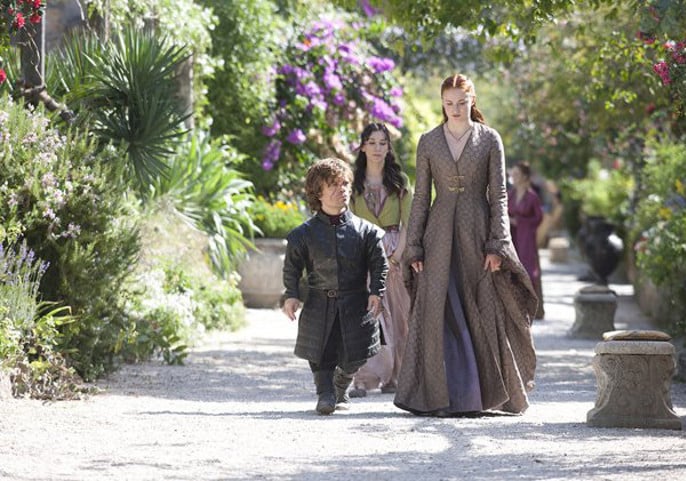 Game Of Thrones : Bild Sophie Turner, Peter Dinklage, Sibel Kekilli