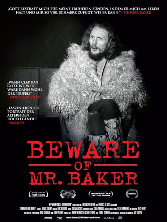 Beware Of Mr. Baker : Kinoposter