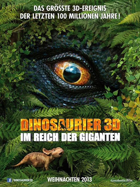 Dinosaurier 3D - Im Reich der Giganten : Kinoposter