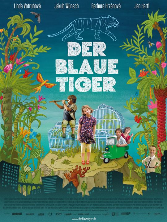 Der blaue Tiger : Kinoposter