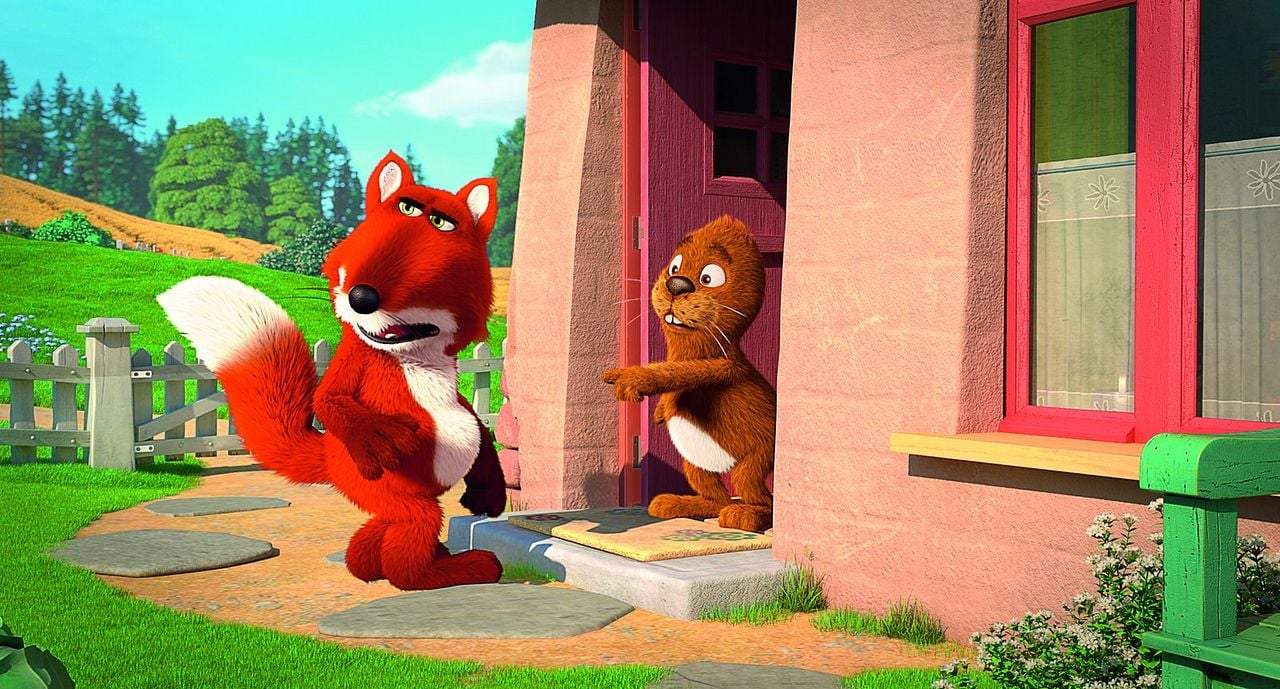 Keinohrhase und Zweiohrküken : Bild