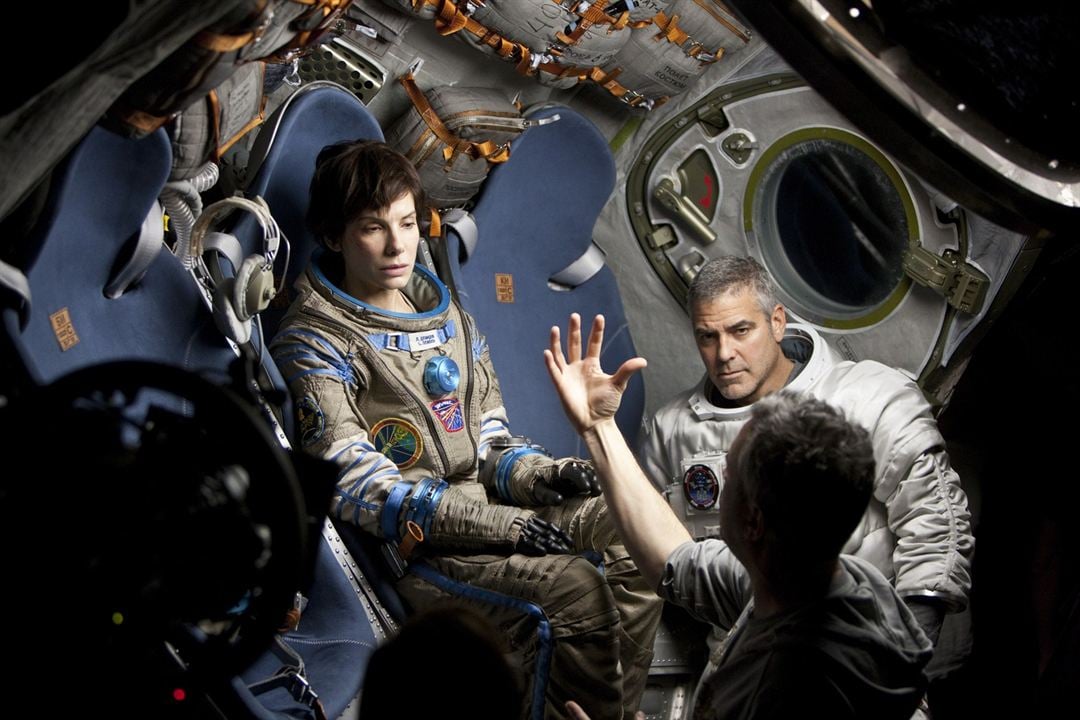 Gravity : Bild George Clooney, Sandra Bullock
