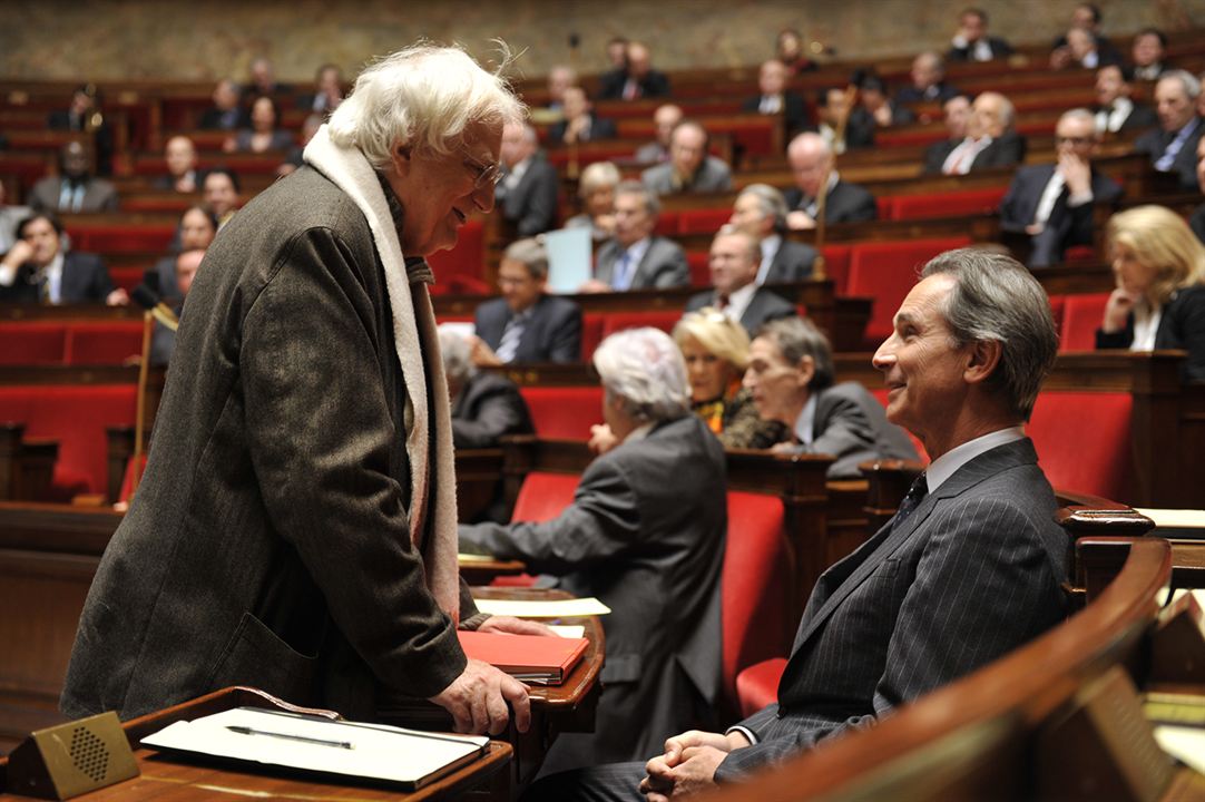 The French Minister : Bild Bertrand Tavernier, Thierry Lhermitte
