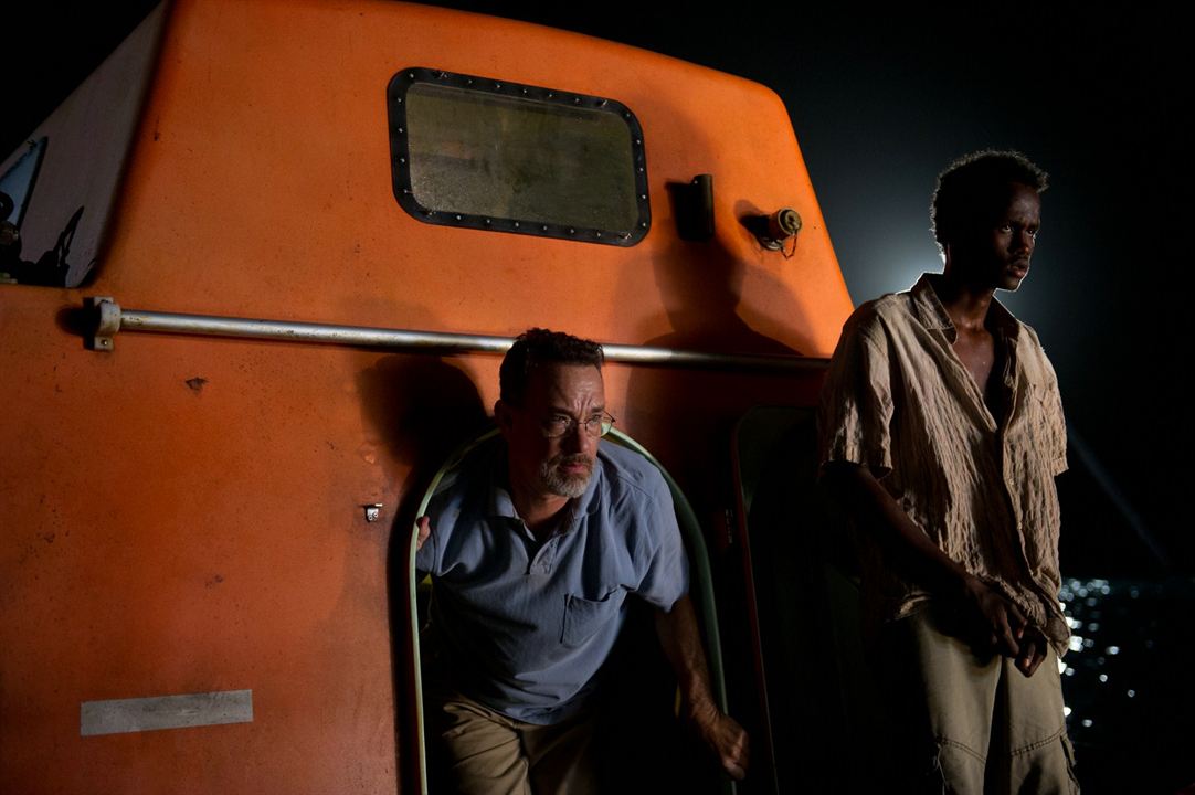 Captain Phillips : Bild Tom Hanks, Barkhad Abdirahman