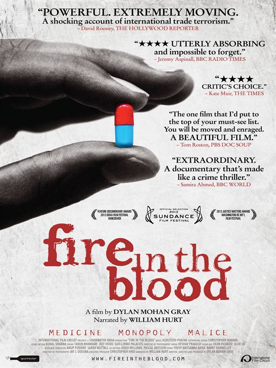 Fire in the Blood : Kinoposter