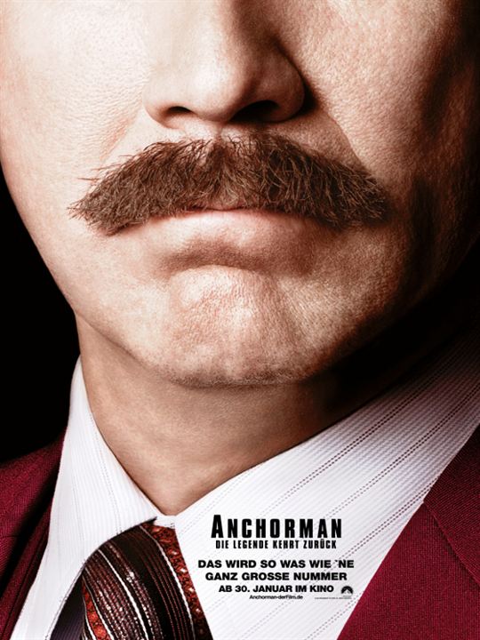 Anchorman - Die Legende kehrt zurück : Kinoposter
