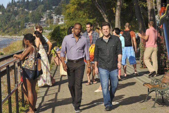 Bild James Roday Rodriguez, Dule Hill