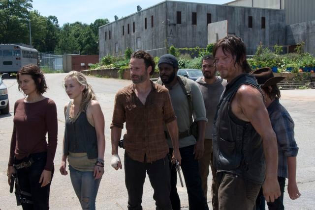 The Walking Dead : Bild Andrew Lincoln, Lauren Cohan, Chad L. Coleman, Norman Reedus, Emily Kinney