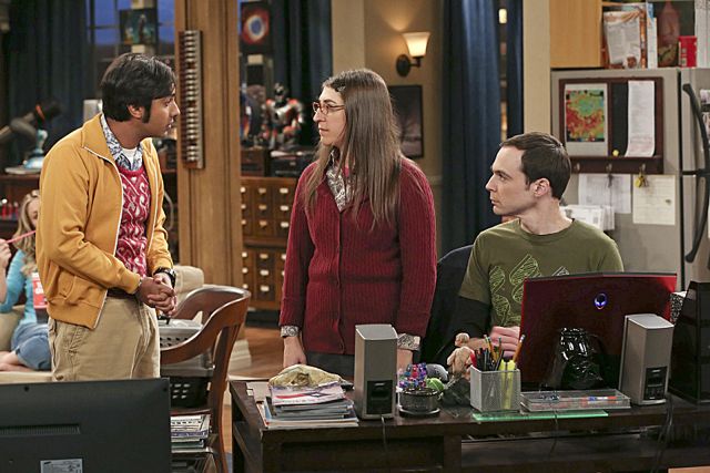 The Big Bang Theory : Bild Jim Parsons, Kunal Nayyar, Mayim Bialik