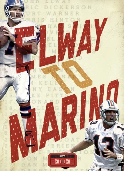 Elway to Marino : Kinoposter