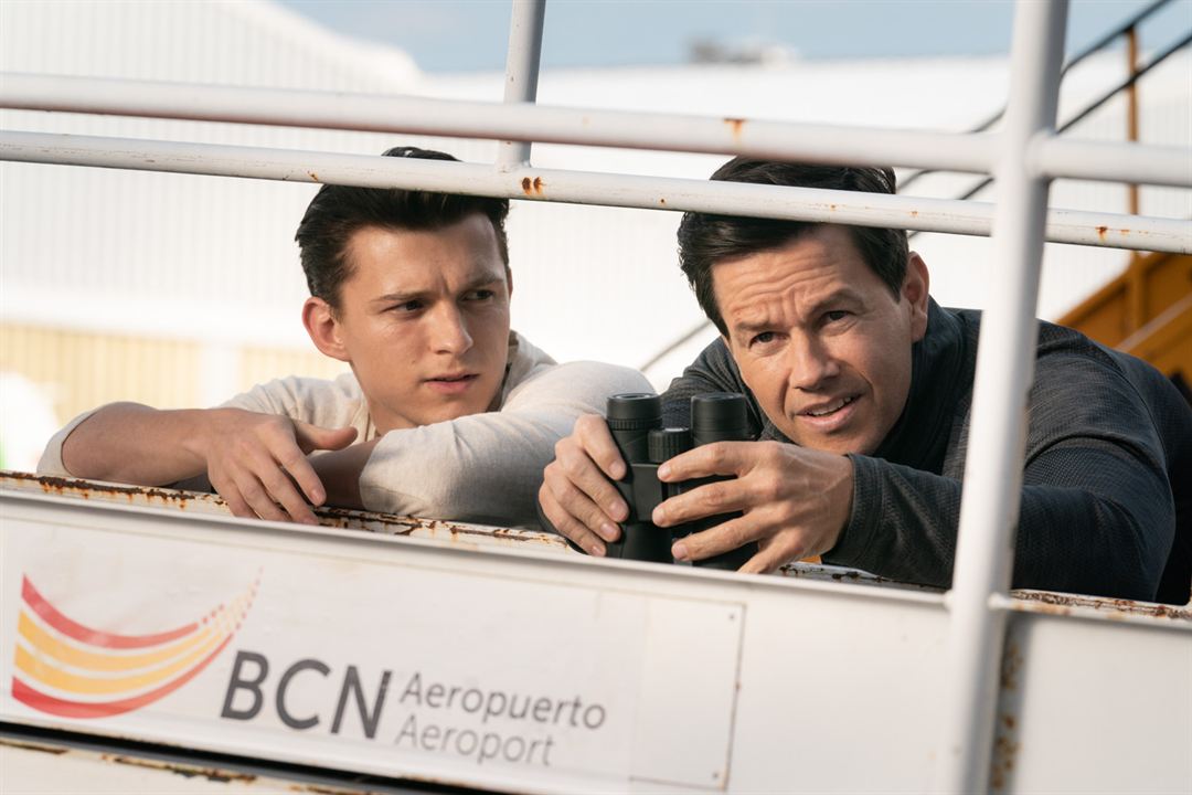 Uncharted : Bild Tom Holland, Mark Wahlberg