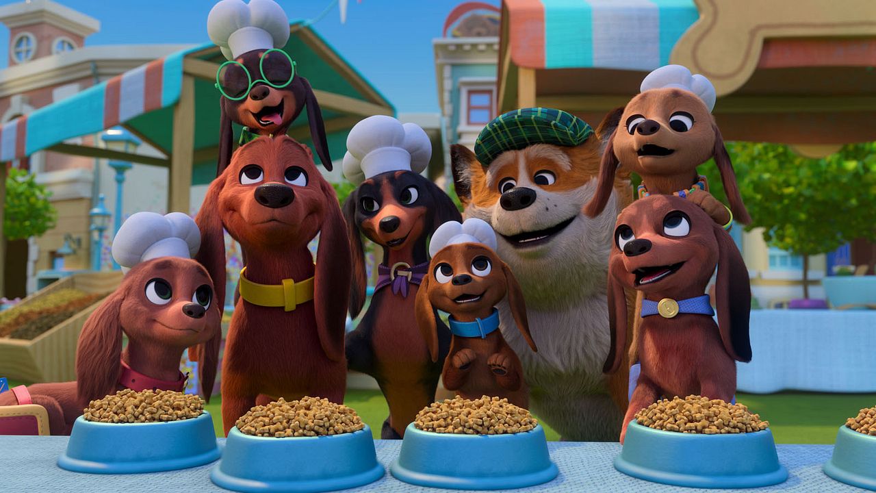 Brezel und seine Dackel-Familie : Bild