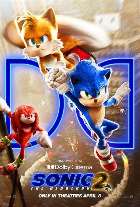 Sonic The Hedgehog 2 : Kinoposter