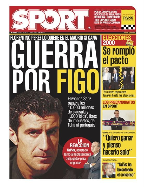 Die Figo-Affäre: Der Transfer, der den Fußball veränderte : Bild