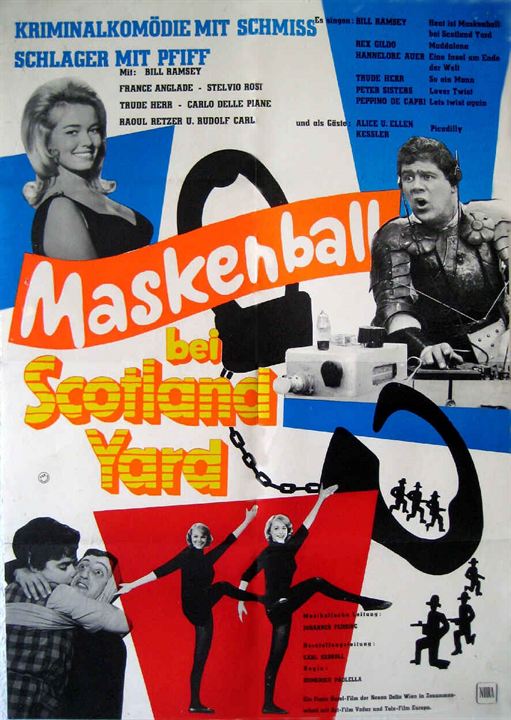 Maskenball bei Scotland Yard : Kinoposter