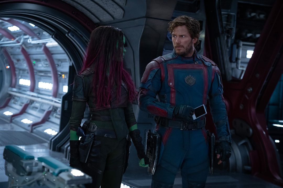 Guardians Of The Galaxy Volume 3 : Bild Zoe Saldana, Chris Pratt