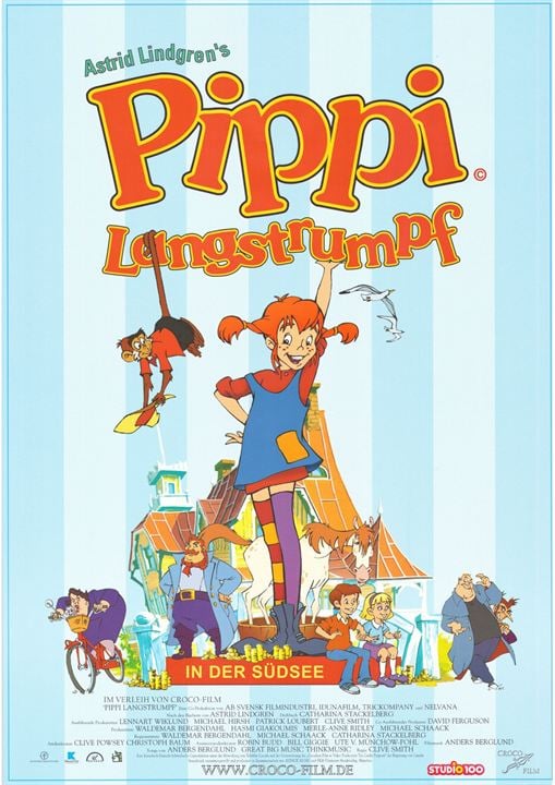 Pippi Langstrumpf in der Südsee : Kinoposter