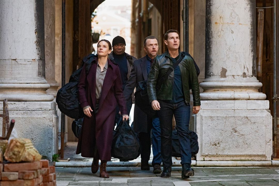 Mission: Impossible 7 - Dead Reckoning : Bild Rebecca Ferguson, Tom Cruise, Simon Pegg, Ving Rhames