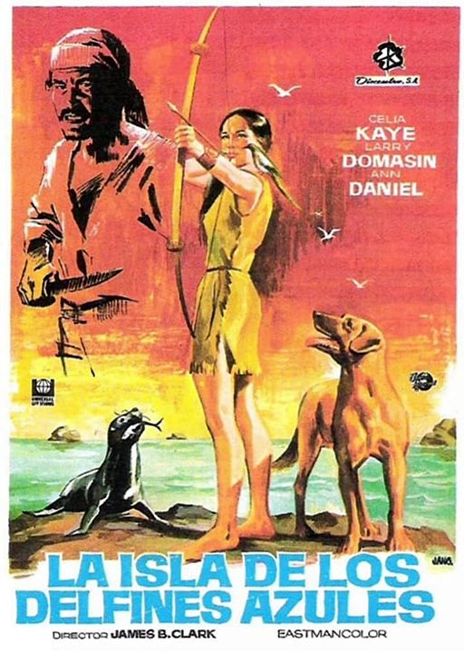 Die Insel der blauen Delphine : Kinoposter