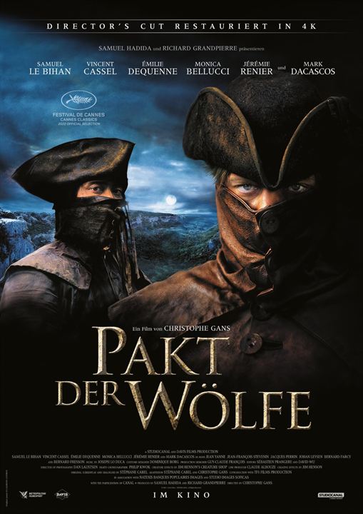 Der Pakt der Wölfe : Kinoposter